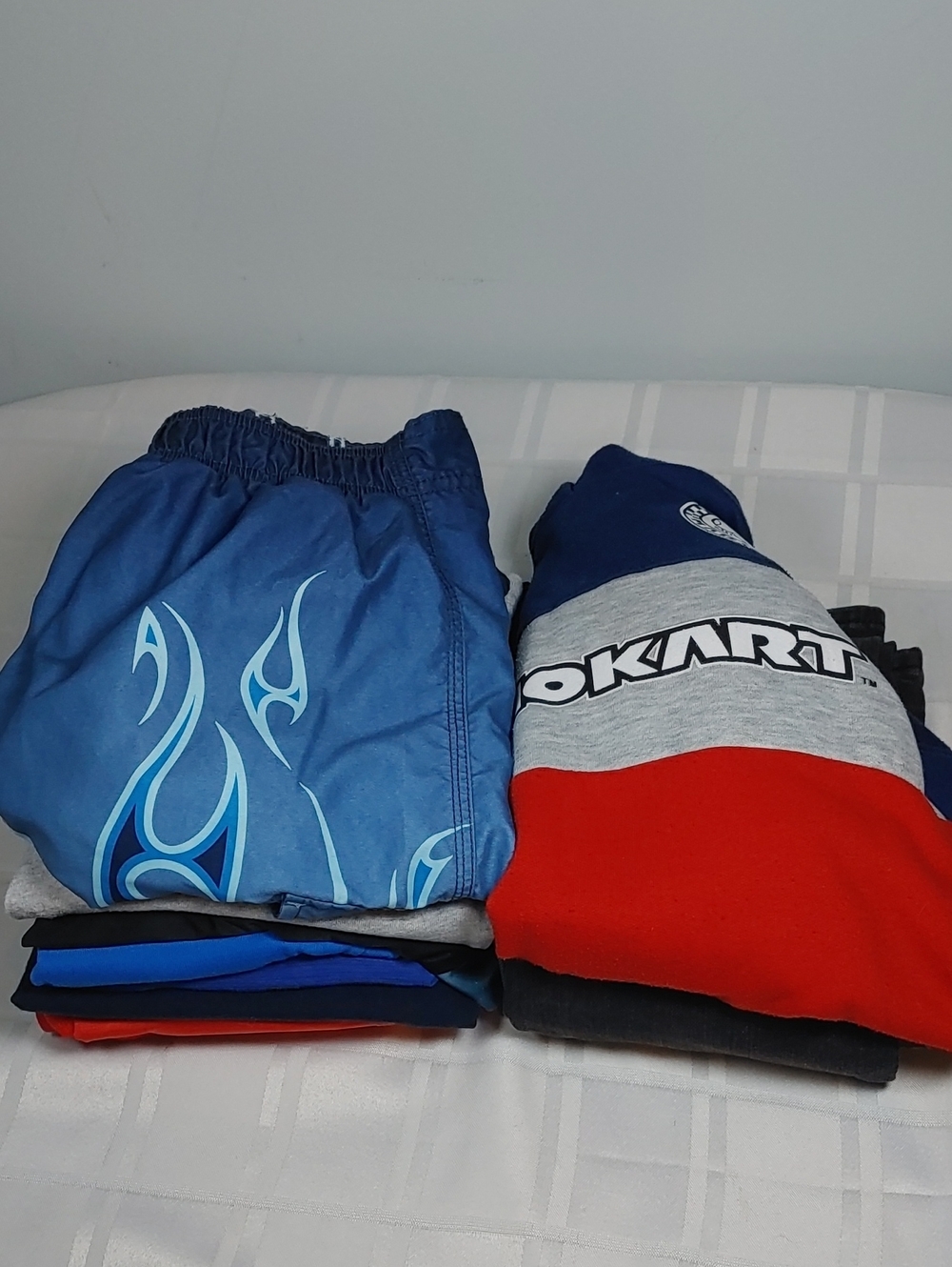 Lot of Boys' Clothes, Size 10-12, Old Navy, Etc, 10 Items, Black, Blue, Red